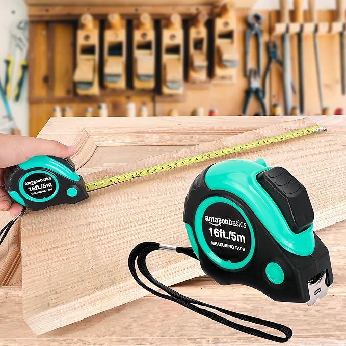 Amazon Basics Tape Measure - 16 ft / 192 in - Image 5