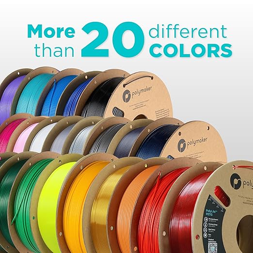Polymaker PolyLite Orange 3D Printer PETG Filament 1.75mm 1kg, Legacy PETG - Image 3