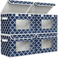 Univivi Fabric Foldable Storage Boxes Large Collapsible Stackable Storage Bins by Univivi