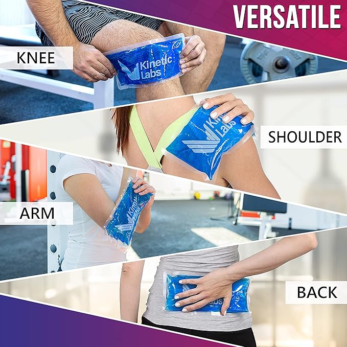 Reusable Gel Ice Packs for Injuries by Kinetic Labs - Image 2
