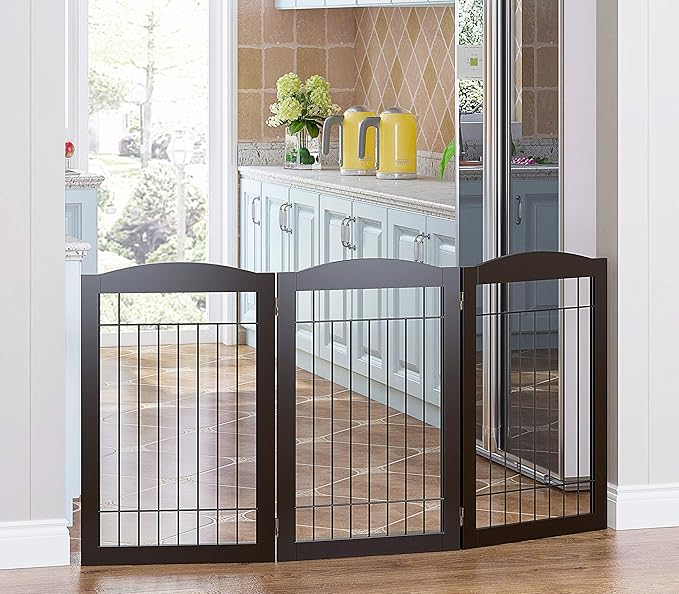 Spirich Freestanding Wire Pet Gate - Image 2