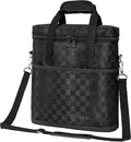 Opux 3 Bottle Wine Carrier Tote, Insulated Leakproof Cooler Bag by OPUX