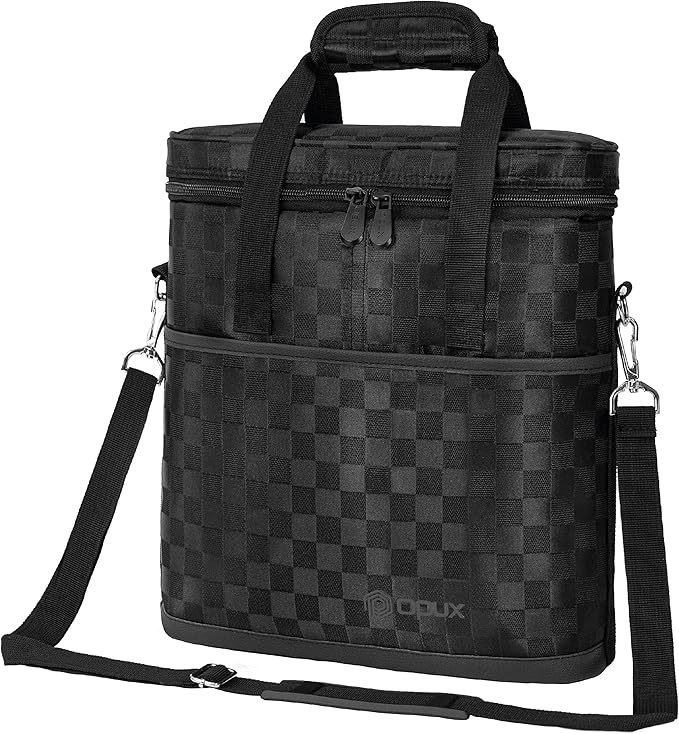 Opux 3 Bottle Wine Carrier Tote, Insulated Leakproof Cooler Bag by OPUX