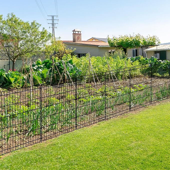 INJOPEXI Garden Fence Outdoor 6 Panels 13ft×36in Decorative Garden Fences - Image 7