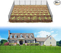 FXW Decorative Garden Fence for Yard - 20in x 44.4ft 24 Panels - Metal Fencing by FXW