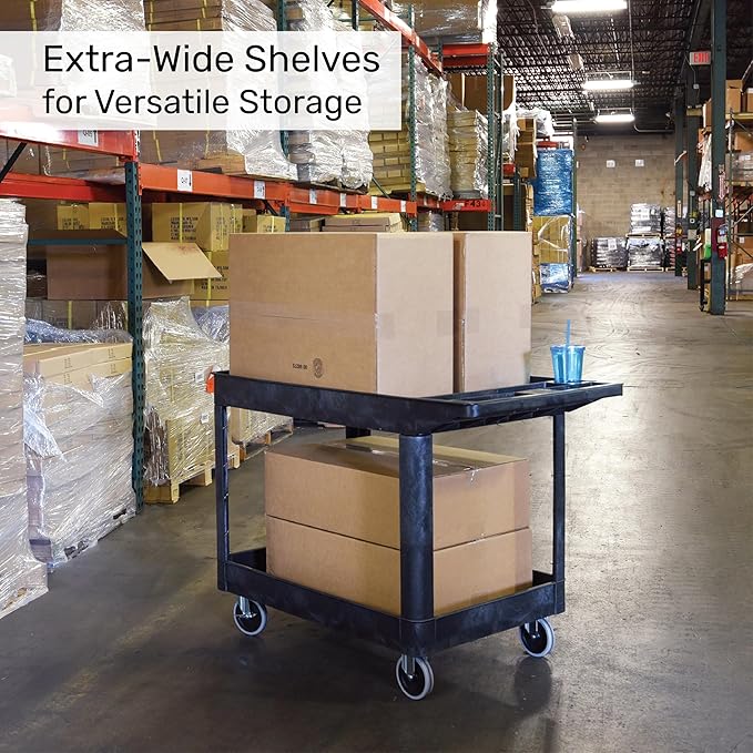 Tubstr Extra Large Two-Shelf Utility Cart - Image 4