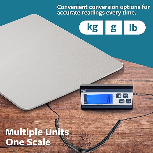 Smart Weigh 440 lbs x 1 oz. Digital Heavy Duty Shipping and Postal Scale - Image 5
