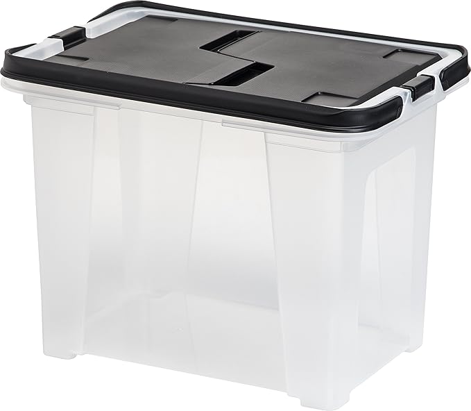 IRIS USA File Box File Organizer w/Wing Lid - Image 8
