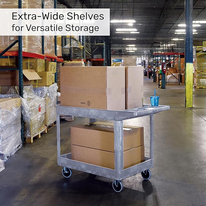 Tubstr Extra Large Two-Shelf Utility Cart - Image 4