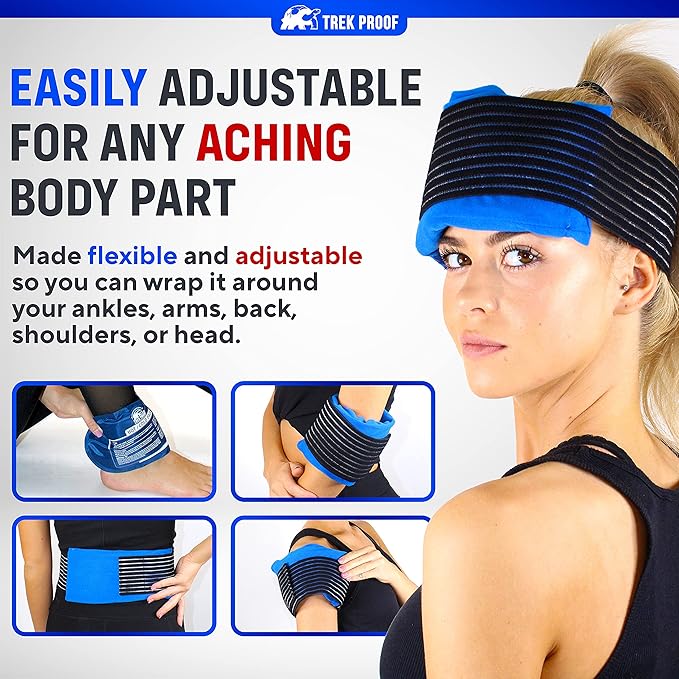 Ice Packs for Injuries Reusable – Hot and Cold Ice Pack Therapy Gel Wrap - Image 5