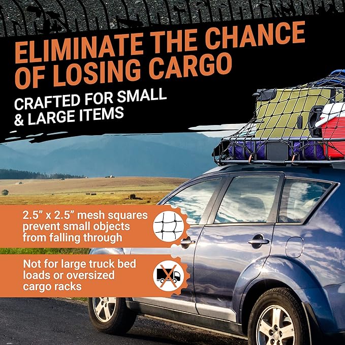 Grit Performance Cargo Net for Roof Rack - Image 3