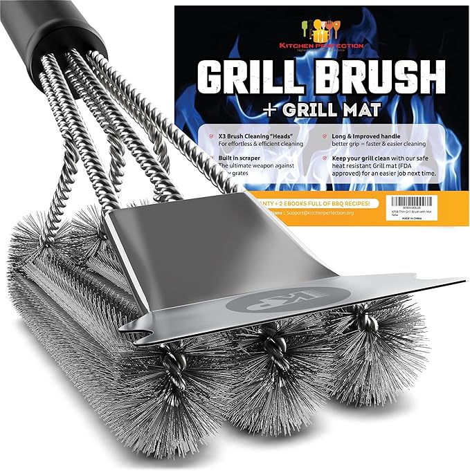 KITCHEN PERFECTION Safe Wire Grill Brush by Kitchenperfection
