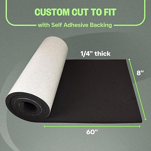XCEL Foam Roll with Adhesive Backing – Black, Automotive, Crafts & Cosplay 60" - Image 6