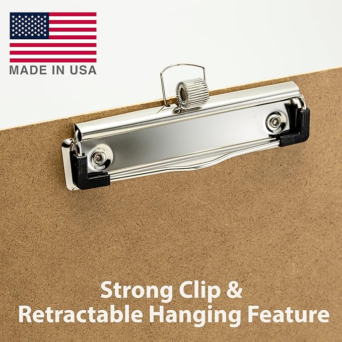 Officemate Wood Clipboard, Letter Size, Low Profile Clip - Image 4