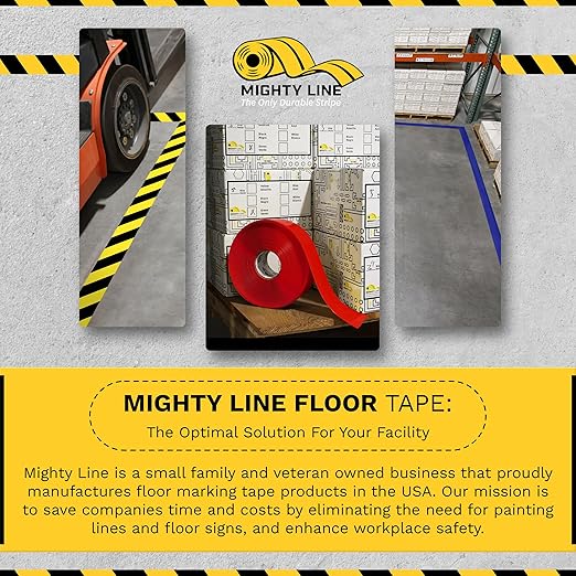 Mighty Line 2.7" Solid Dot Shaped Floor Marking Tape - Image 6