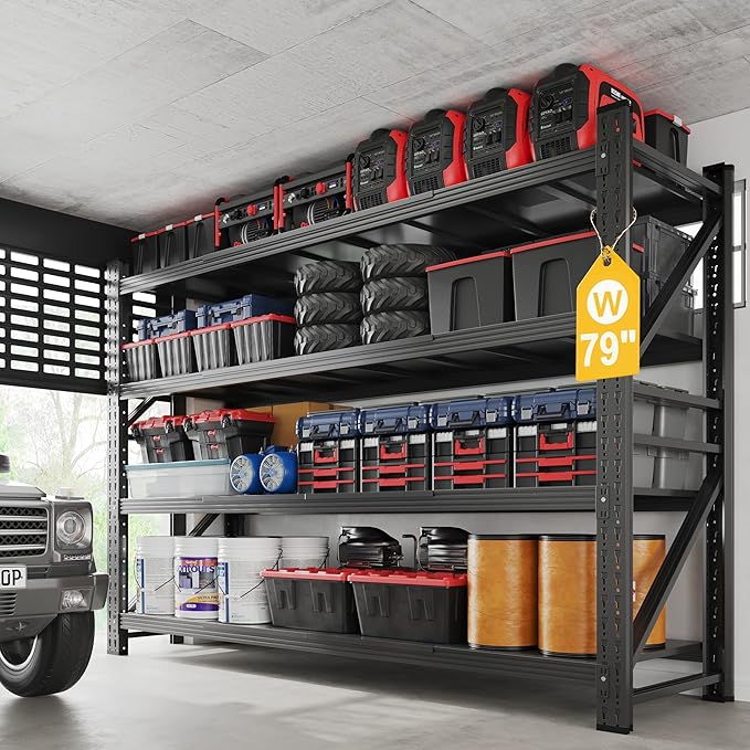 7000LBS Metal Steel Storage Shelves by Fesbos