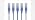 Monoprice SlimRun Cat6A Ethernet Patch Cable - Network Internet Cord - RJ45, Stranded, UTP, Pure Bare Copper Wire, 30AWG, 0.5 Feet, Blue, 5-Pack - Image 6