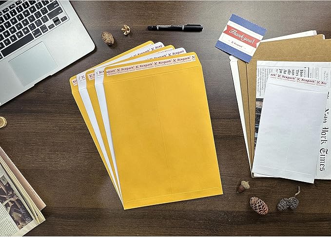 250 PCS 10x13 inches Security Catalog Envelopes Printable Self Seal Envelopes - Image 4