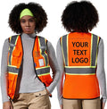 AYKRM Custom Logo Personalised Printed High Visibility Reflective 2 two tone by AYKRM