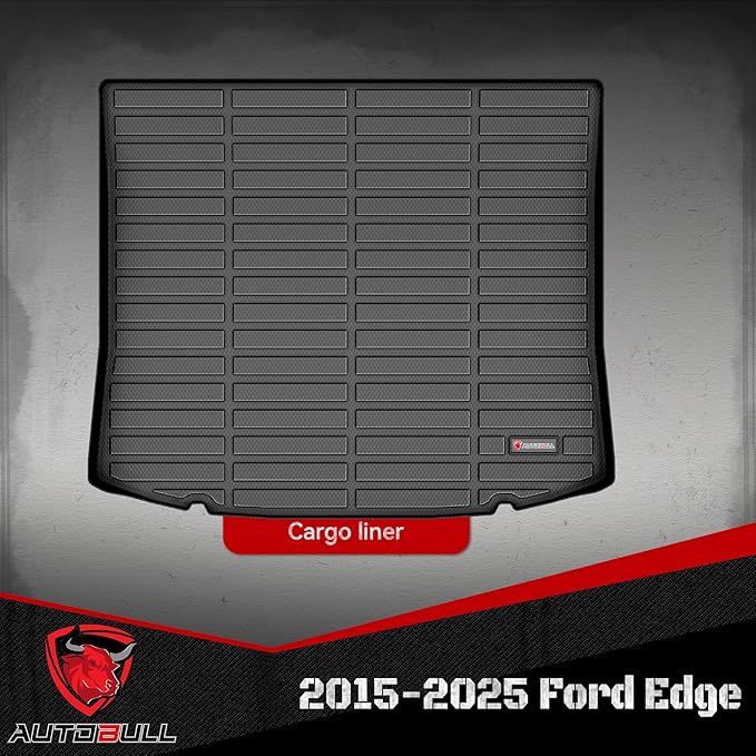 Cargo Liner Compatible with 2015-2024 Ford Edge Cargo Mat，All Weather - Image 2