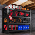 40”W Metal Storage Shelves, 20” Deep Heavy Duty Garage Shelving Units, 4 Tier by AFAIF