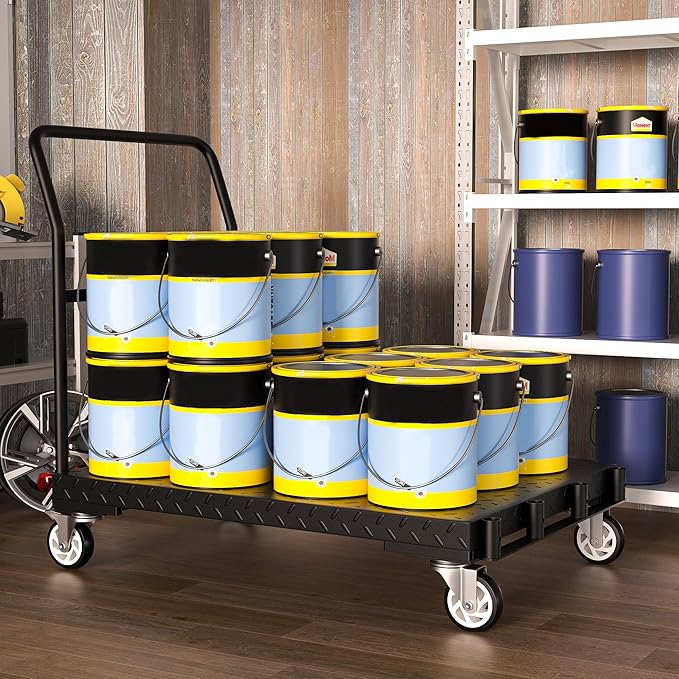 Drywall Cart, Heavy Duty Flatbed Carts and Panel Cart Dolly - Image 7