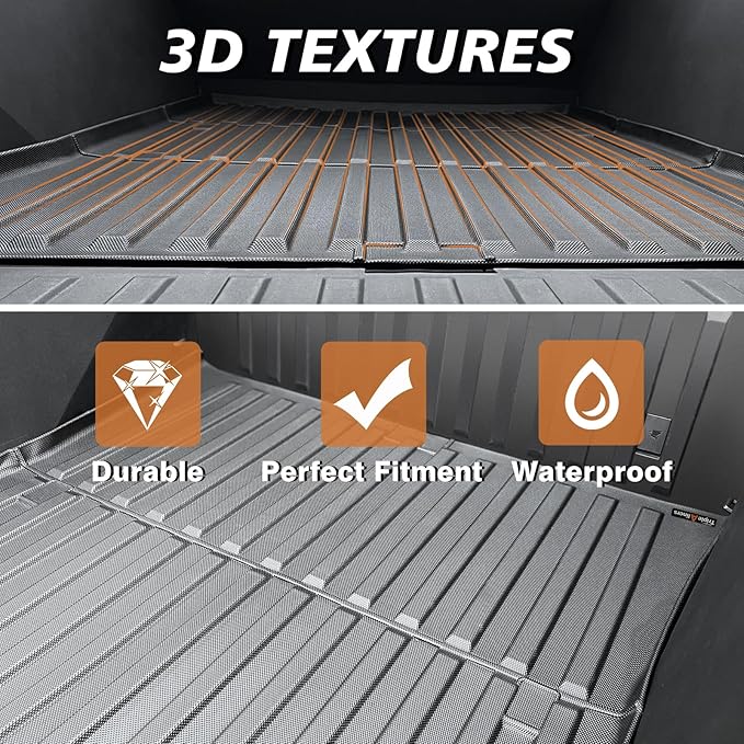 TripleAliners Premium Extra Thick Truck Bed Mat Compatible - Image 7