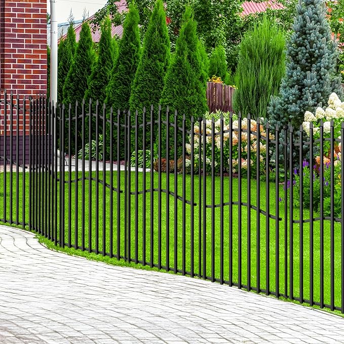 8 Panels Tall No Dig Garden Fence - 40in H x 18ft L - Image 8