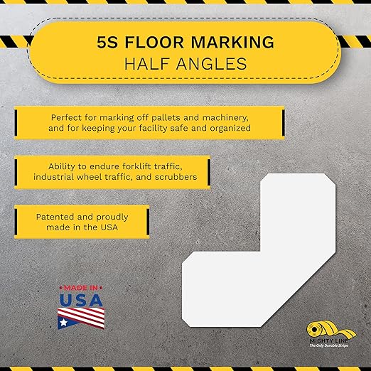 Mighty Line 2" Half Angle Marker Floor Marking Tape - Image 2