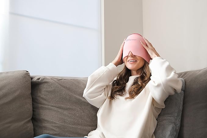 TheraICE Headache Relief Cap, Migraine Ice Pack Mask Products, Women Cooling - Image 4