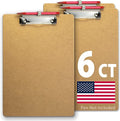 Achieva Recycled Wood Clipboard, Letter Size, Low Profile Clip by Achieva