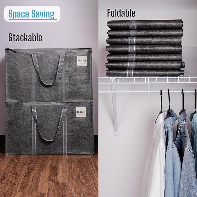 VENO 2 Pack Moving Bags and Large Christmas Storage Bins - Image 6
