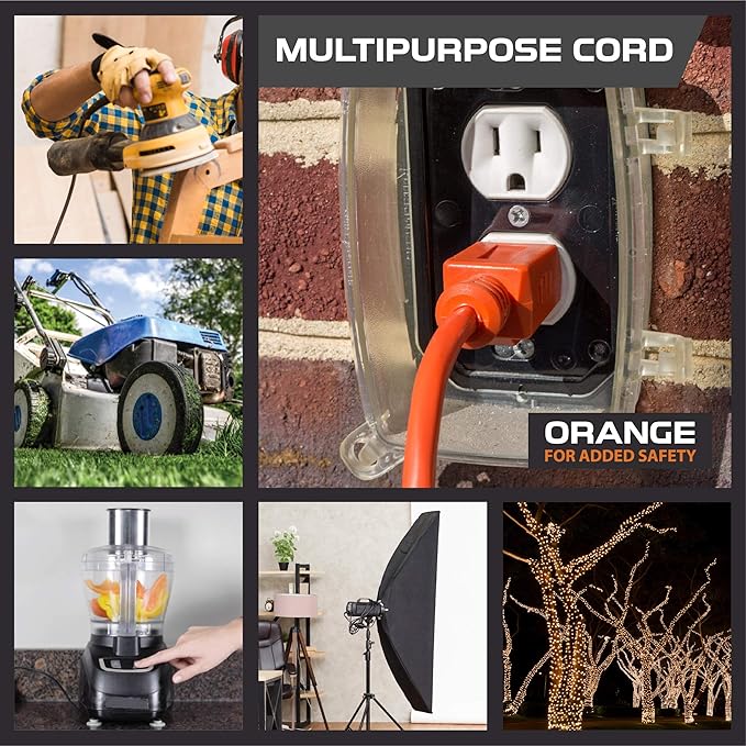 Iron Forge Cable Weatherproof 25 Ft Outdoor Extension Cord - Image 7