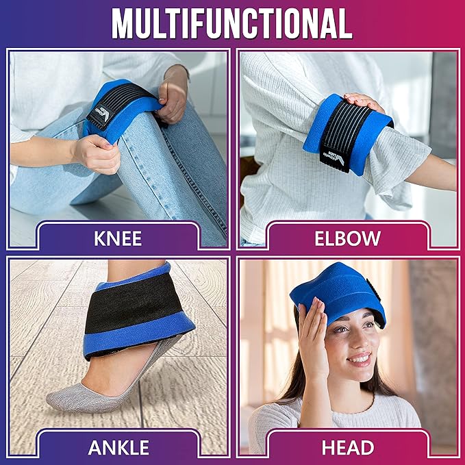 Ice Pack Wrap with Elastic Strap by Kinetic Labs - Image 2