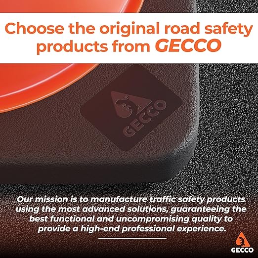 GECCO ™ 18 Inch 3.3 Lb Small Orange Traffic Cones in Bulk | Wholesale Safety - Image 6