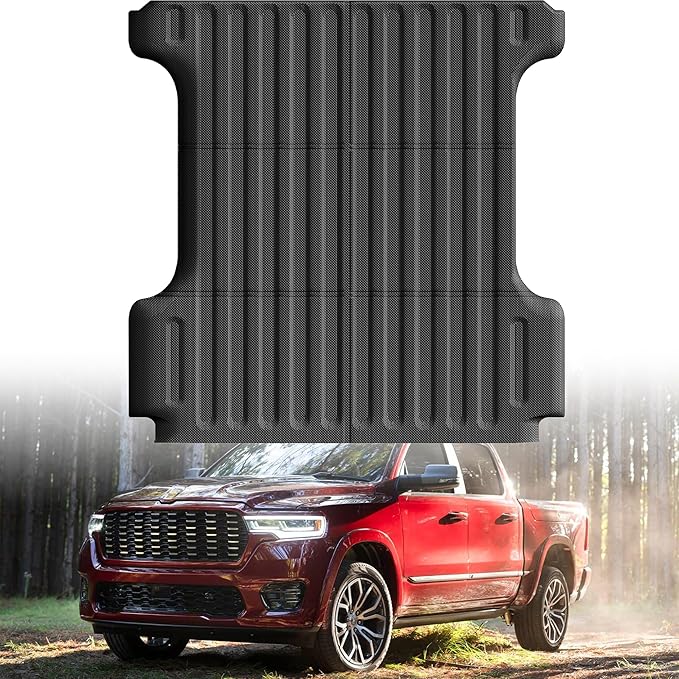 Truck Bed Mat Bed Liner Fit for Ram 1500/1500 RHO 2019-2026 & RAM 1500 Classic by AUTOBULL