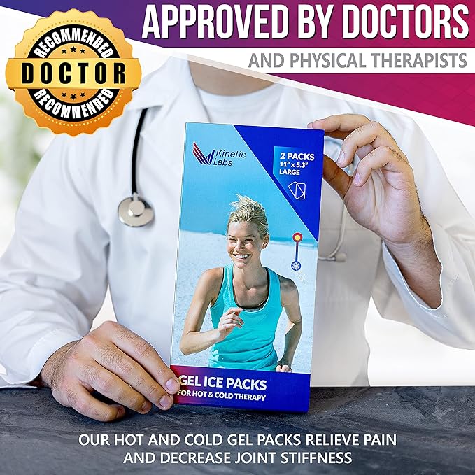 Reusable Gel Ice Packs for Injuries by Kinetic Labs - Image 5