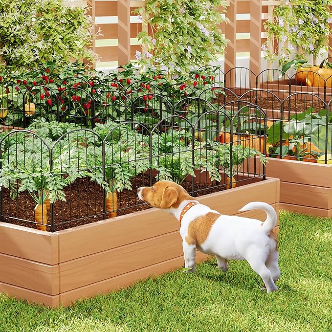Goovilla Garden Fence, Total 10ft x 24in Garden Fencing Animal Barrier - Image 7