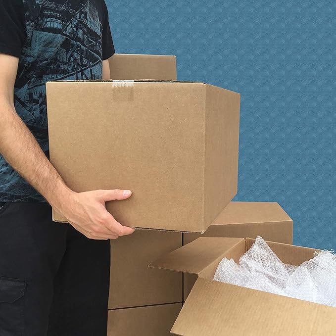 Amazon Basics Cardboard Shipping and Packing Moving Boxes, 10 Pack - Image 8