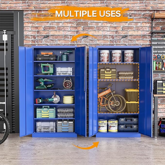 STANI Metal Garage Storage Cabinet - Image 8