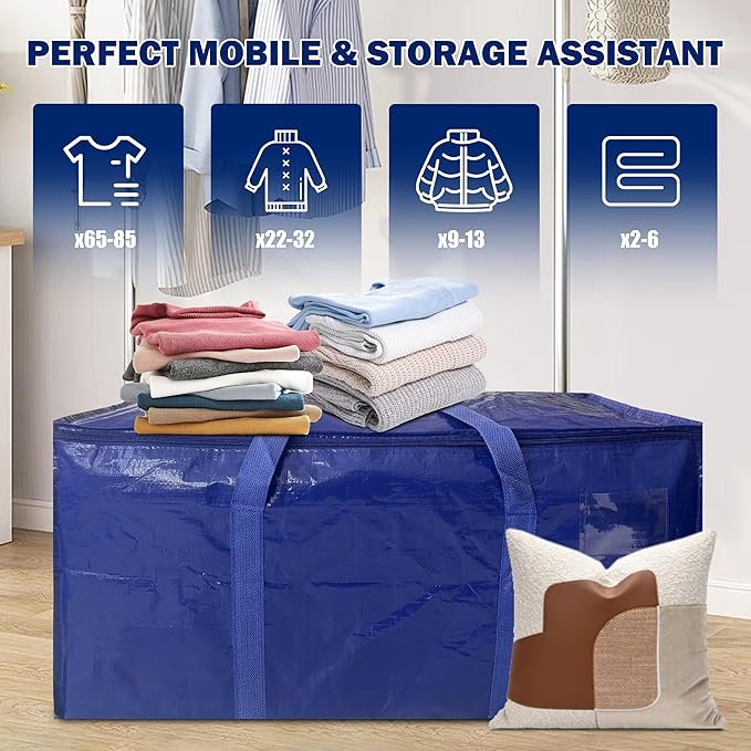 12 Pack Extra Heavy Duty Large Moving Bags - Image 6