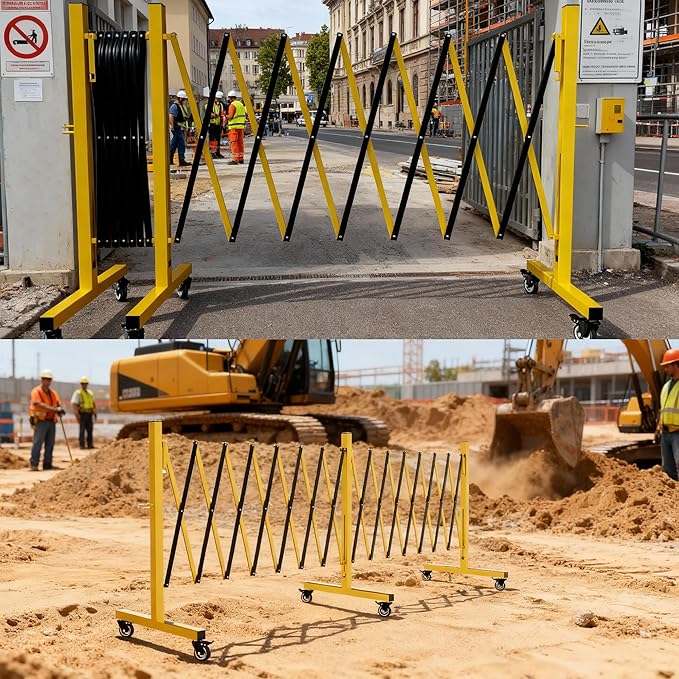 Industrial Expandable Barricade, Folding Security Gate Safety Barricade - Image 6