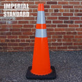 Traffic Cones - Safety Cones - 36" Orange Cones - Construction Cones - Road by ImperialStandard