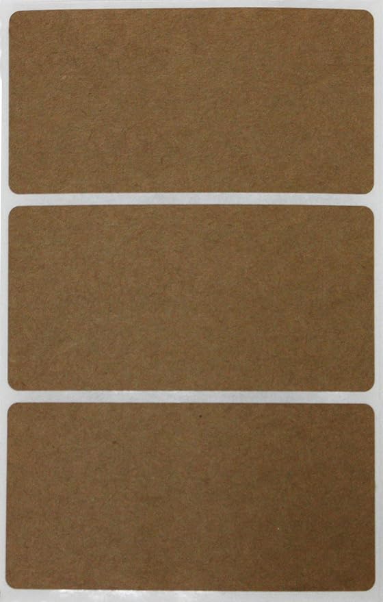 4" x 2" Blank Stickers to Write On Name Tags Color-Coding Labels by RoyalGreen