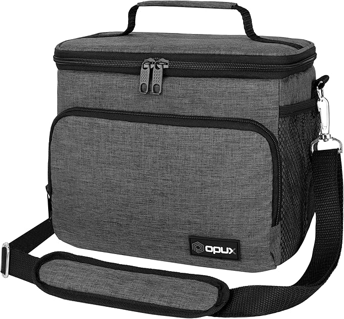 opux Insulated Soft Lunch Bag for Men Women for Office Work School Picnic by OPUX