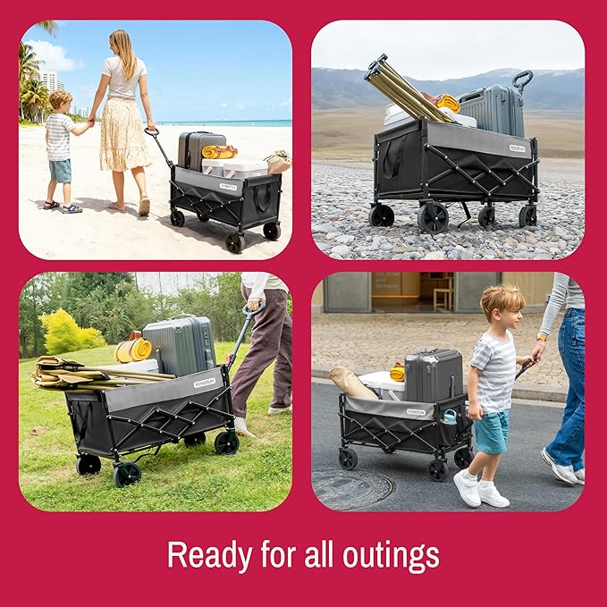 SYNCFUN Collapsible Wagon Cart - Image 7