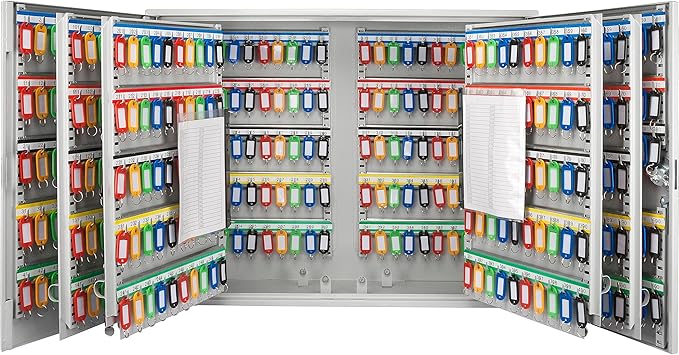 Barska 600 Position Key Cabinet – Wall Mount Key Safe by Barska
