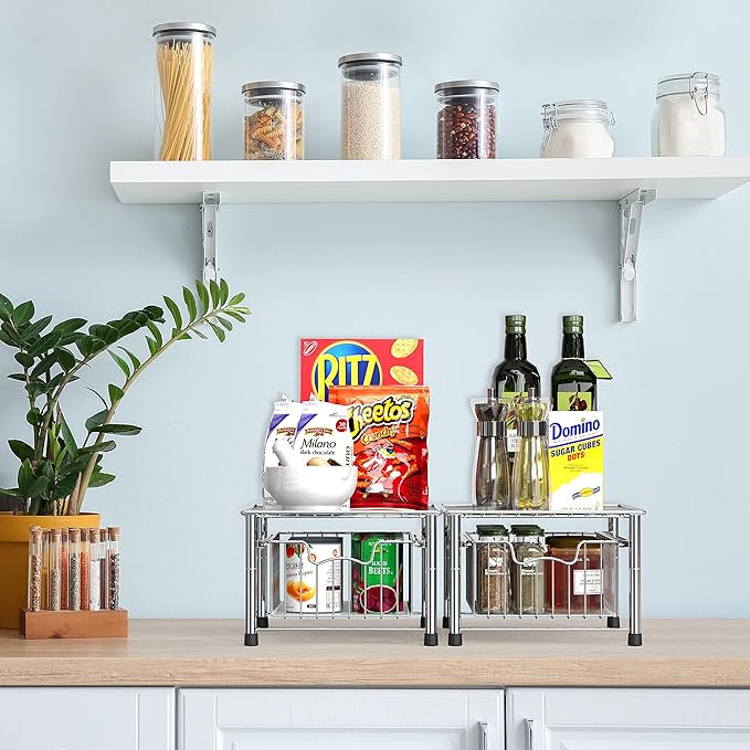 Simple Houseware Stackable Basket Drawer - Image 7