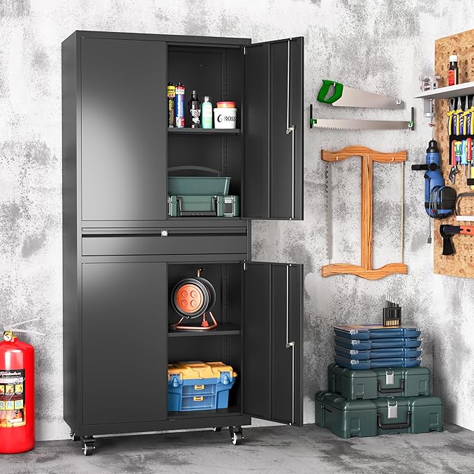 Metal Garage Storage Cabinet - Image 8