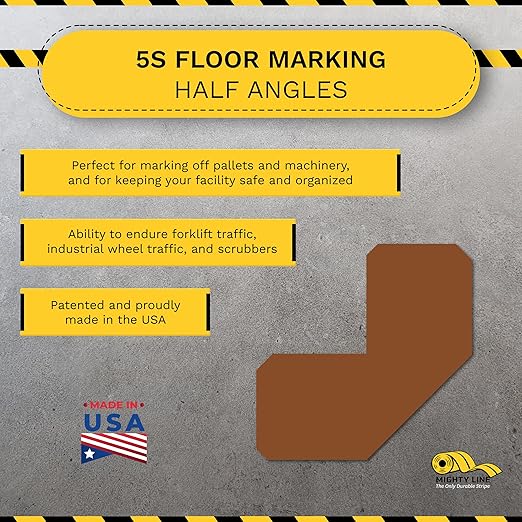 Mighty Line 2" Half Angle Marker Floor Marking Tape - Image 2
